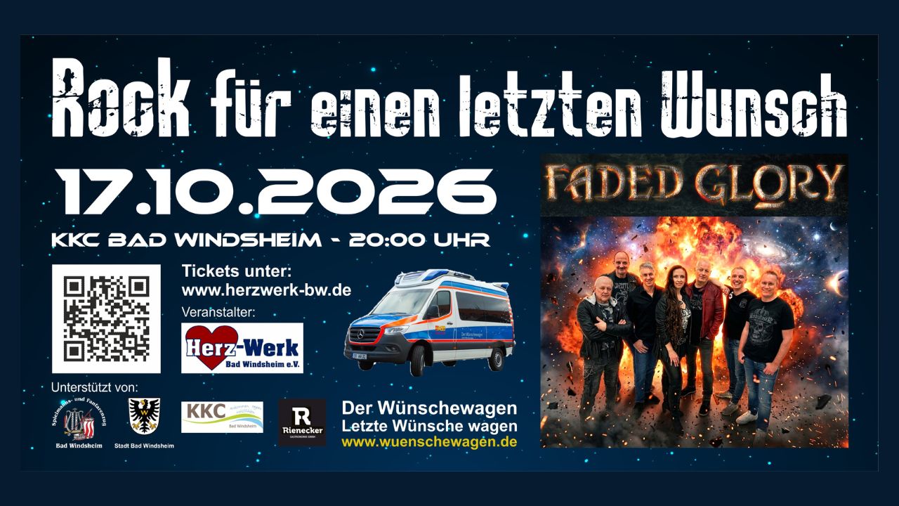 Rock fuer einen letzten Wunsch 2026 im KKC Bad Windsheim